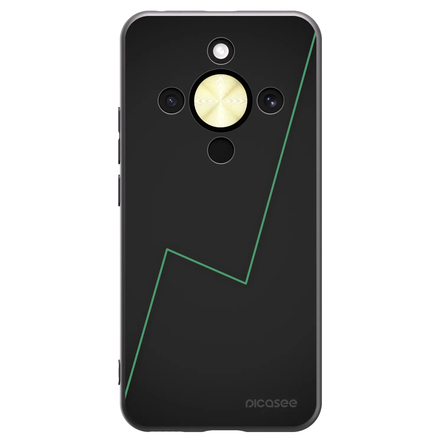 Picasee silikonski črni ovitek za Honor Magic8 Lite 5G - Consistency