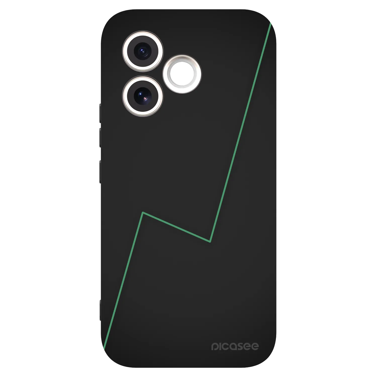 Picasee silikonski črni ovitek za Honor 600 Lite - Consistency