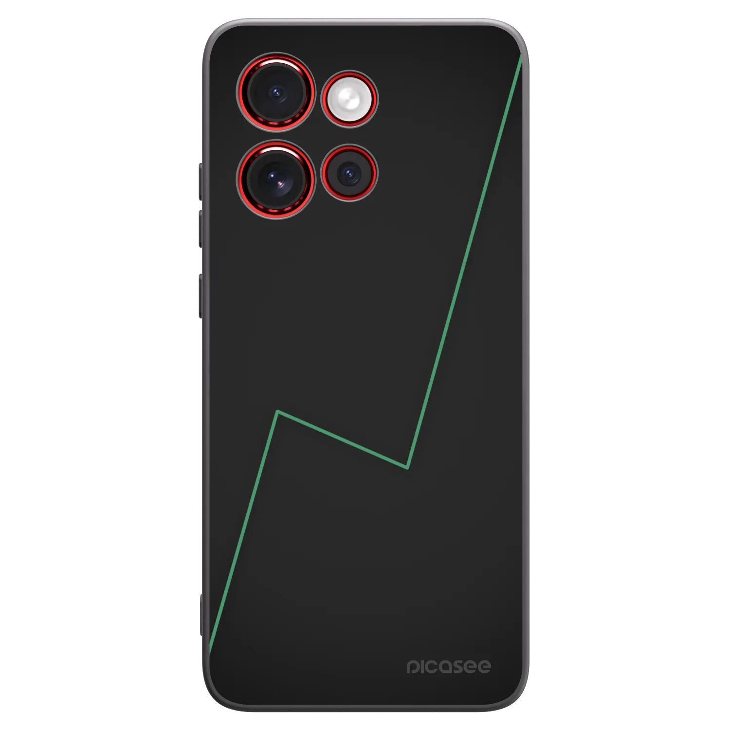 Picasee silikonski črni ovitek za Motorola Edge 60 Neo 5G - Consistency