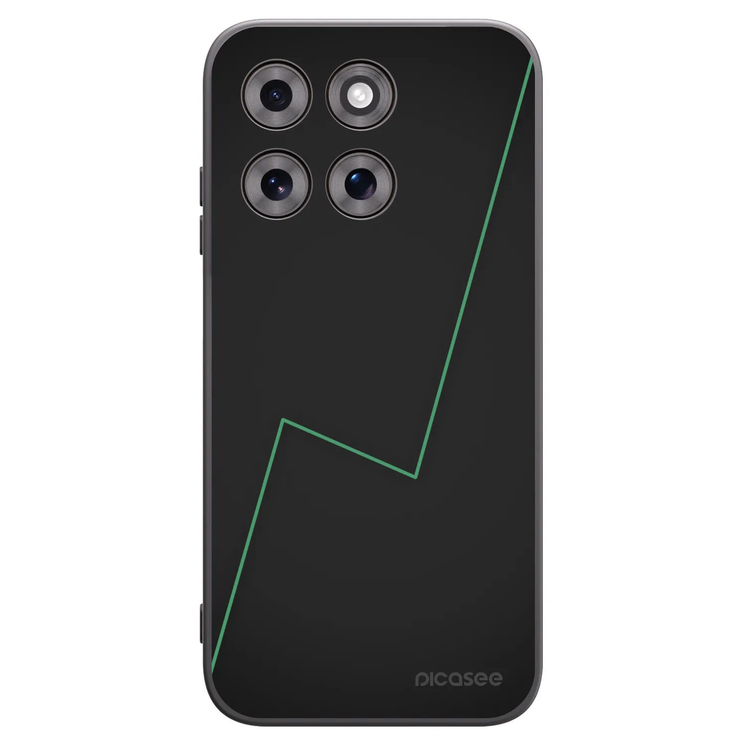Picasee silikonski črni ovitek za Motorola Moto G77 - Consistency