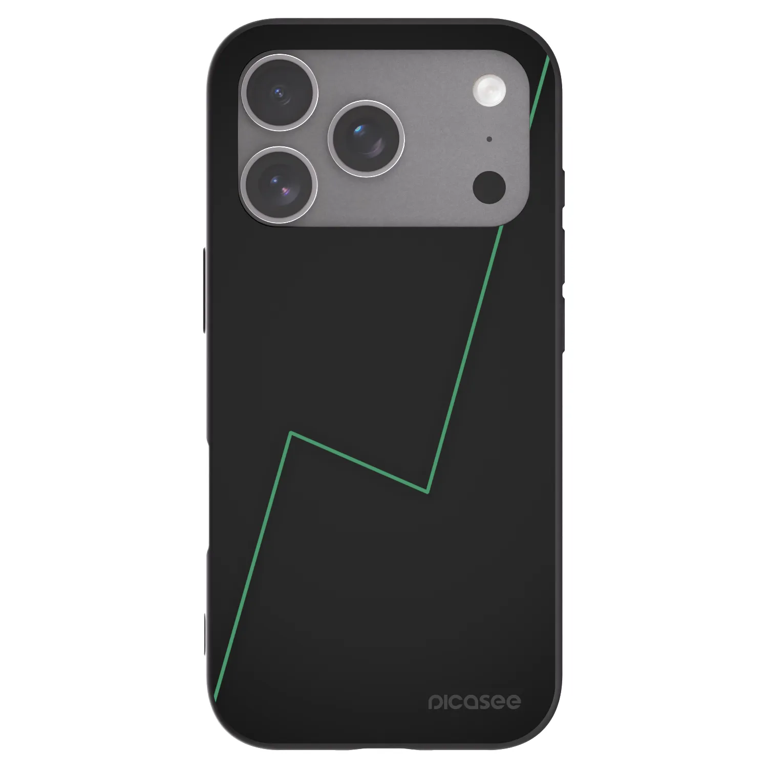 Picasee silikonski črni ovitek za Apple iPhone 18 Pro - Consistency