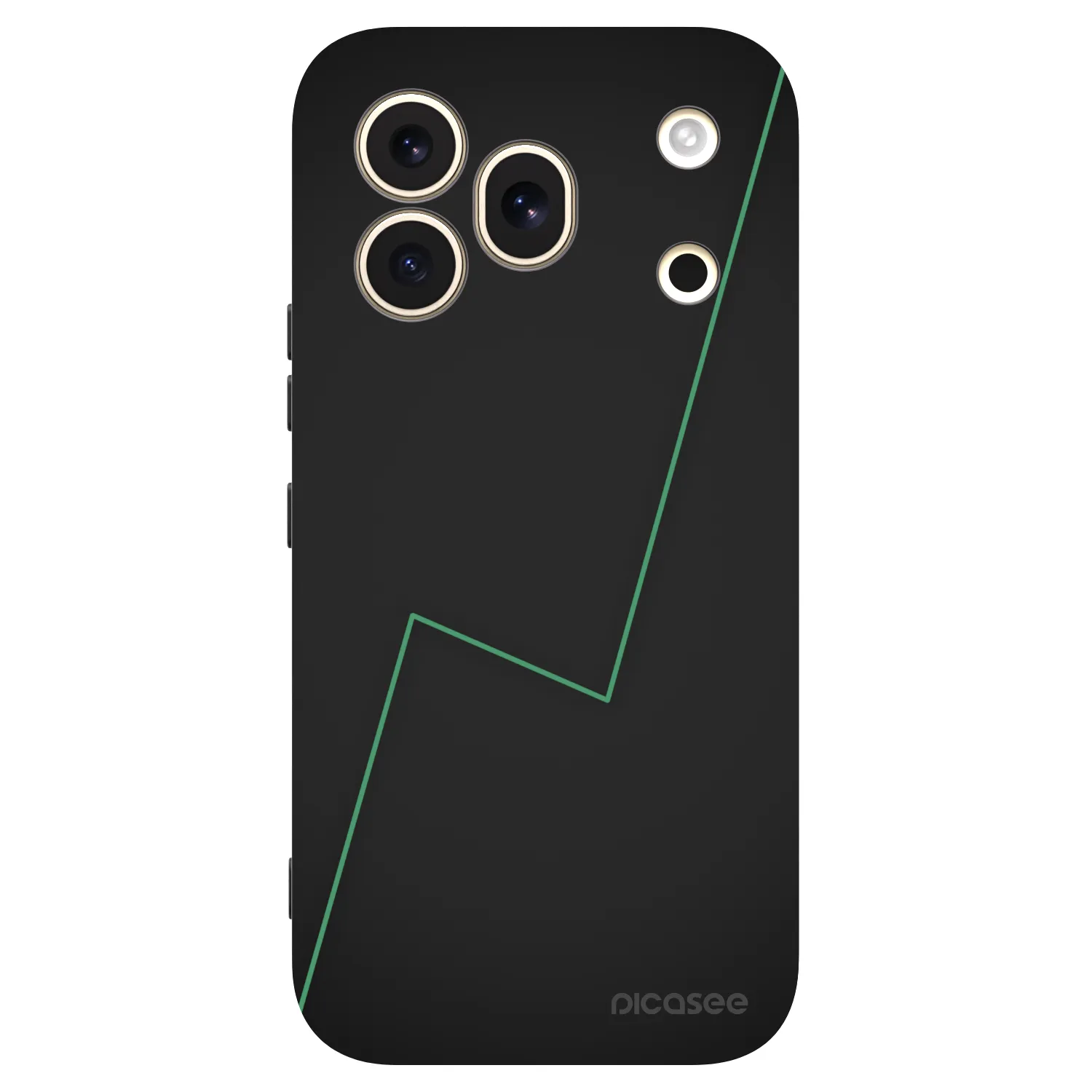 Picasee silikonski črni ovitek za Honor 600 Pro - Consistency