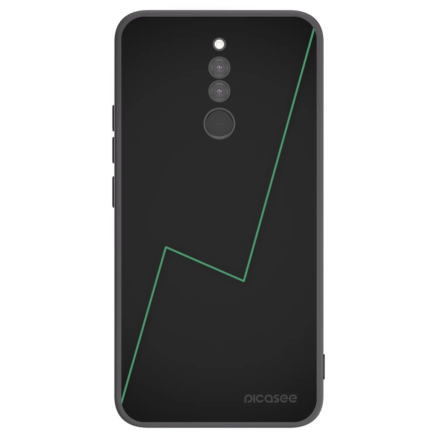 Picasee silikonski črni ovitek za Xiaomi Redmi 8 - Consistency