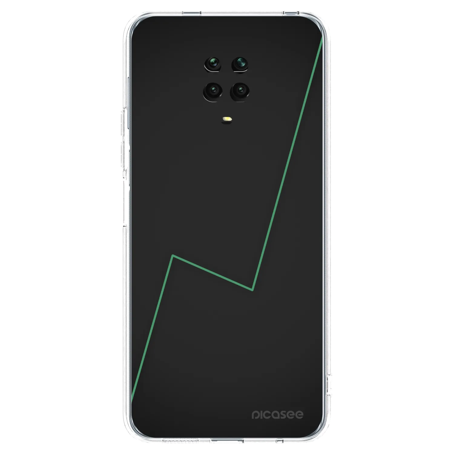 Picasee silikonski prozorni ovitek za Xiaomi Redmi Note 9S - Consistency