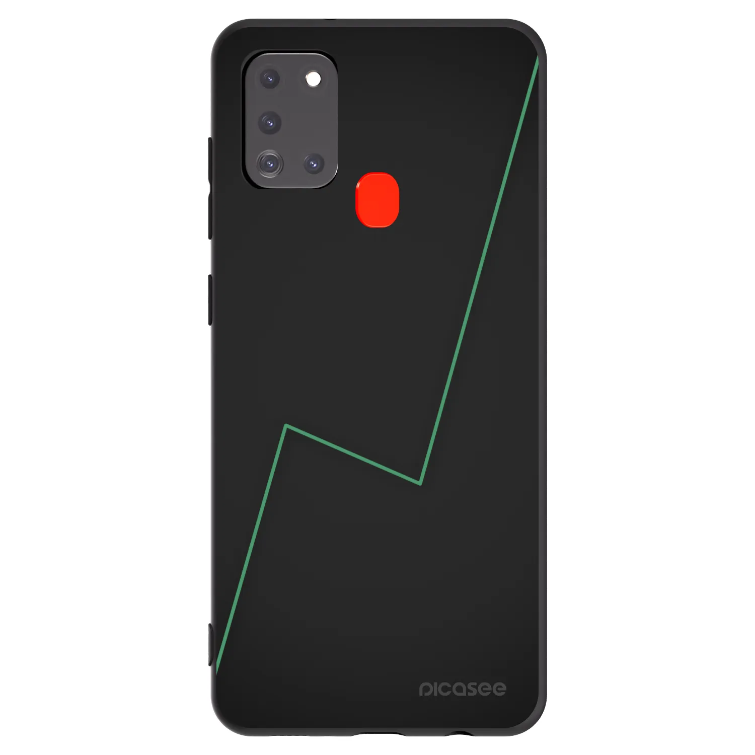 Picasee silikonski črni ovitek za Samsung Galaxy A21s - Consistency