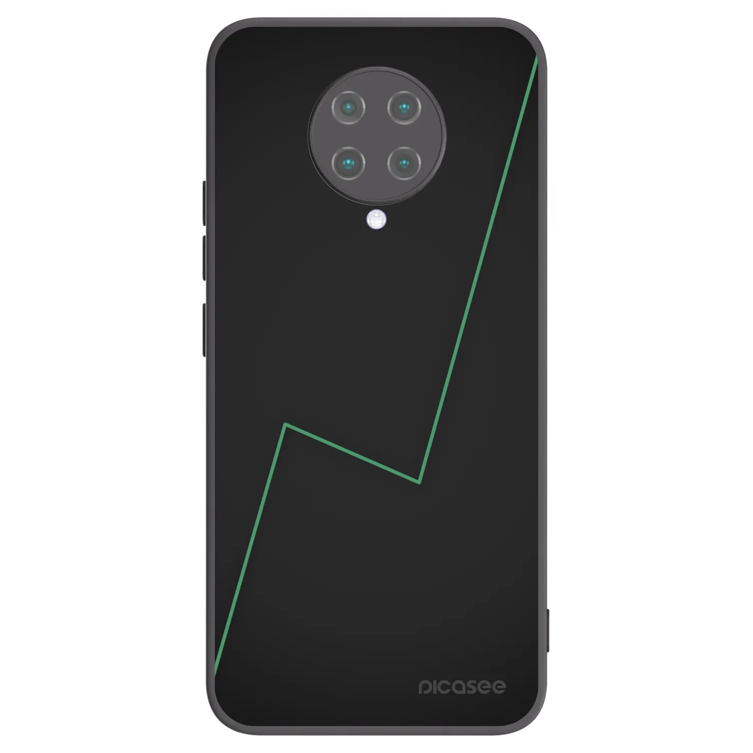 Picasee silikonski črni ovitek za Xiaomi Poco F2 Pro - Consistency