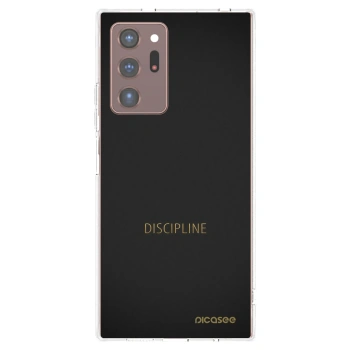 Picasee silikonski prozorni ovitek za Samsung Galaxy Note 20 Ultra - Discipline