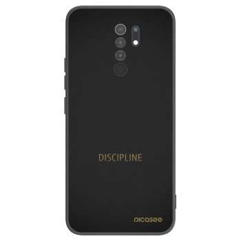 Picasee silikonski črni ovitek za Xiaomi Redmi 9 - Discipline