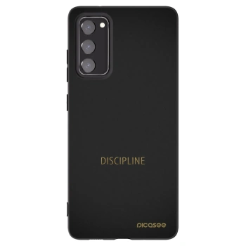 Picasee silikonski črni ovitek za Samsung Galaxy S20 FE - Discipline