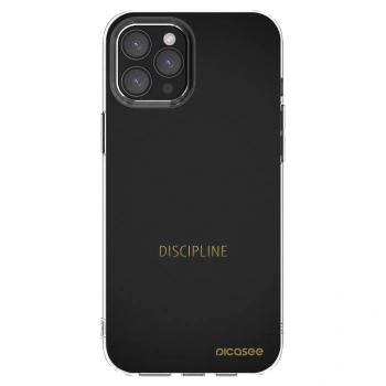 Picasee silikonski prozorni ovitek za Apple iPhone 12 Pro Max - Discipline