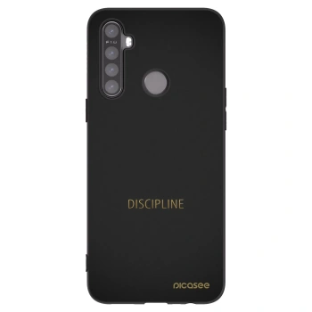 Picasee silikonski črni ovitek za Realme 6i - Discipline