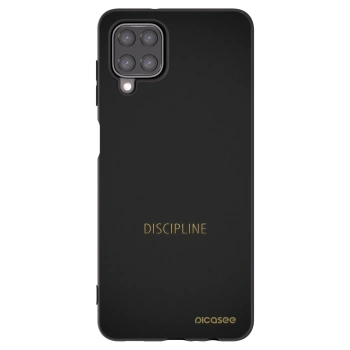 Picasee silikonski črni ovitek za Samsung Galaxy A12 A125F - Discipline