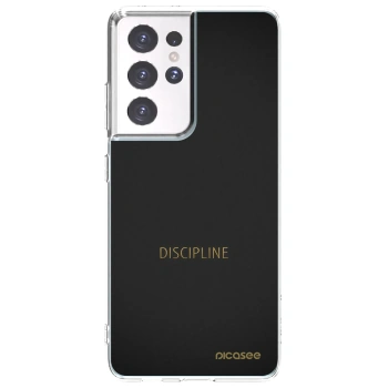 Picasee silikonski prozorni ovitek za Samsung Galaxy S21 Ultra 5G G998B - Discipline