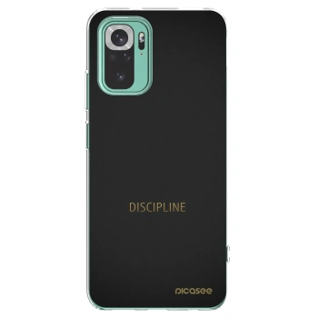 Picasee silikonski prozorni ovitek za Xiaomi Redmi Note 10 Pro - Discipline