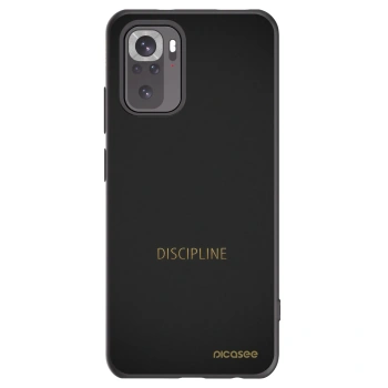 Picasee silikonski črni ovitek za Xiaomi Redmi Note 10S - Discipline