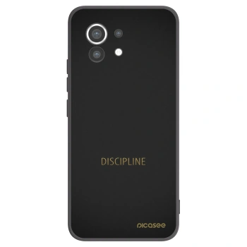 Picasee silikonski črni ovitek za Xiaomi Mi 11 - Discipline