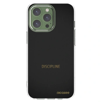 Picasee silikonski prozorni ovitek za Apple iPhone 13 Pro - Discipline