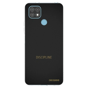 Picasee silikonski prozorni ovitek za Realme C21 - Discipline