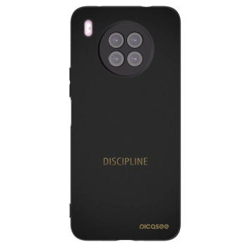 Picasee silikonski črni ovitek za Huawei Nova 8i - Discipline