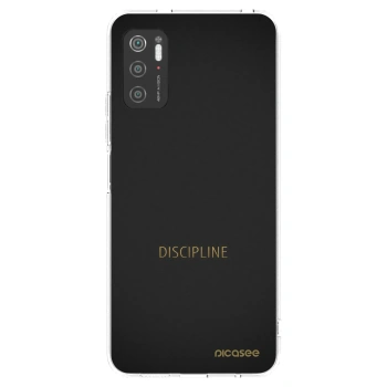 Picasee silikonski prozorni ovitek za Xiaomi Poco M3 Pro 5G - Discipline