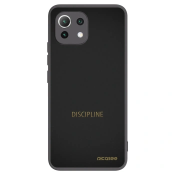 Picasee silikonski črni ovitek za Xiaomi 11 Lite 5G NE - Discipline