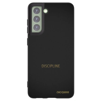 Picasee silikonski črni ovitek za Samsung Galaxy S21 FE 5G - Discipline