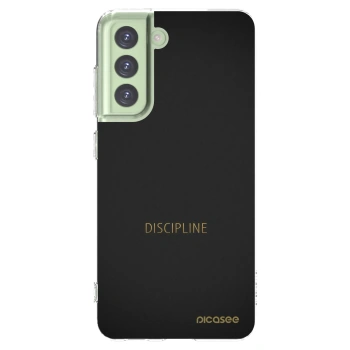 Picasee silikonski prozorni ovitek za Samsung Galaxy S21 FE 5G - Discipline