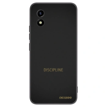 Picasee silikonski črni ovitek za Vivo Y01 - Discipline