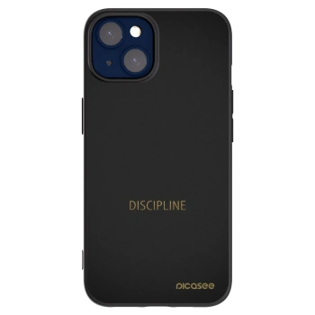 Picasee silikonski črni ovitek za Apple iPhone 14 - Discipline