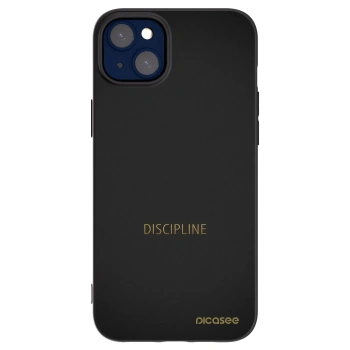 Picasee silikonski črni ovitek za Apple iPhone 14 Plus - Discipline