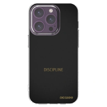 Picasee silikonski prozorni ovitek za Apple iPhone 14 Pro - Discipline