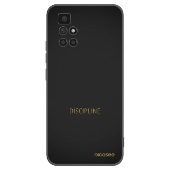 Picasee silikonski črni ovitek za Xiaomi Redmi 10 (2022) - Discipline
