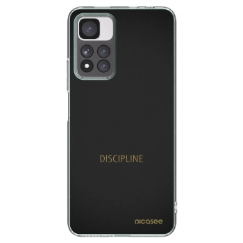 Picasee silikonski prozorni ovitek za Xiaomi Redmi Note 11 Pro+ 5G - Discipline