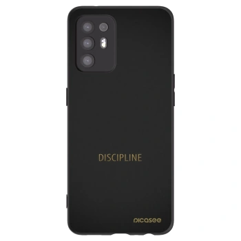 Picasee silikonski črni ovitek za OPPO A94 5G - Discipline