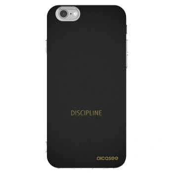 Picasee silikonski prozorni ovitek za Apple iPhone 6/6S - Discipline