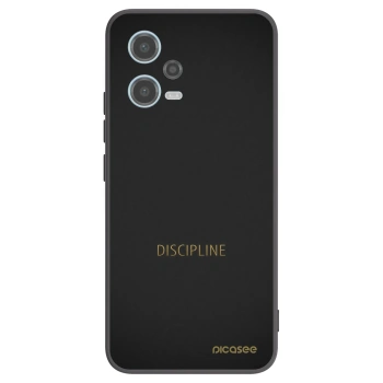 Picasee silikonski črni ovitek za Xiaomi Redmi Note 12 5G - Discipline