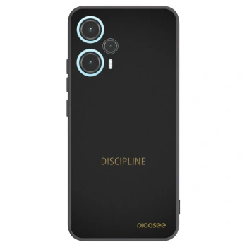 Picasee silikonski črni ovitek za Xiaomi Poco F5 - Discipline