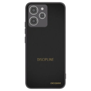Picasee silikonski črni ovitek za Xiaomi Redmi 12 4G - Discipline