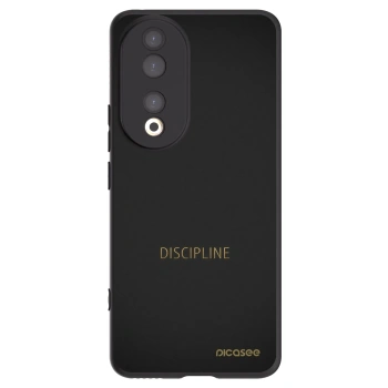 Picasee silikonski črni ovitek za Honor 90 5G - Discipline