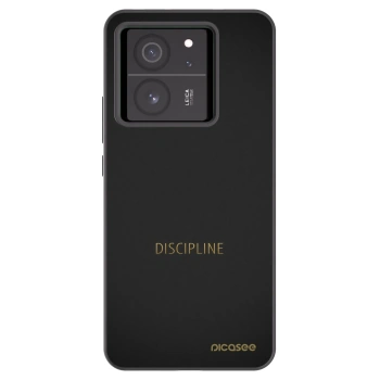 Picasee silikonski črni ovitek za Xiaomi 13T - Discipline