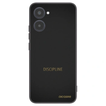 Picasee silikonski črni ovitek za Realme 10 4G - Discipline