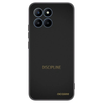 Picasee silikonski črni ovitek za Honor 70 Lite - Discipline