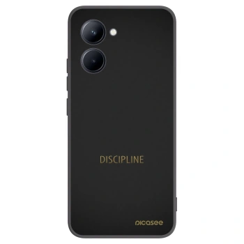 Picasee silikonski črni ovitek za Realme C33 (2023) - Discipline