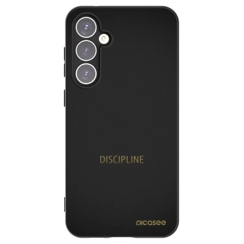 Picasee silikonski črni ovitek za Samsung Galaxy S23 FE S711B - Discipline