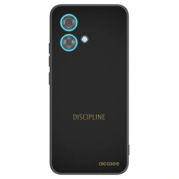 Picasee silikonski črni ovitek za Motorola Edge 40 Neo - Discipline