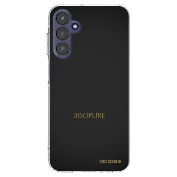 Picasee silikonski prozorni ovitek za Samsung Galaxy A15 A155F 4G - Discipline