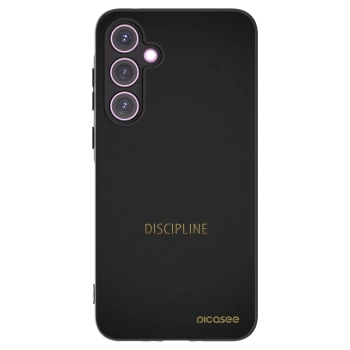 Picasee silikonski črni ovitek za Samsung Galaxy A35 5G A356B - Discipline