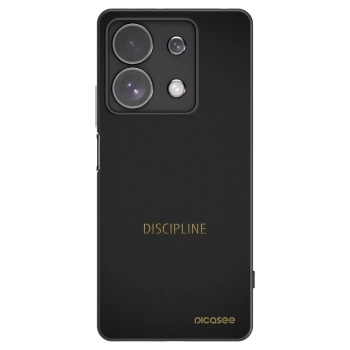 Picasee silikonski črni ovitek za Xiaomi Redmi Note 13 Pro 4G - Discipline