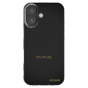 Picasee silikonski prozorni ovitek za Apple iPhone 16 - Discipline
