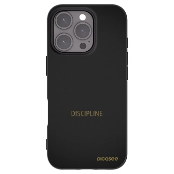 Picasee silikonski črni ovitek za Apple iPhone 16 Pro - Discipline